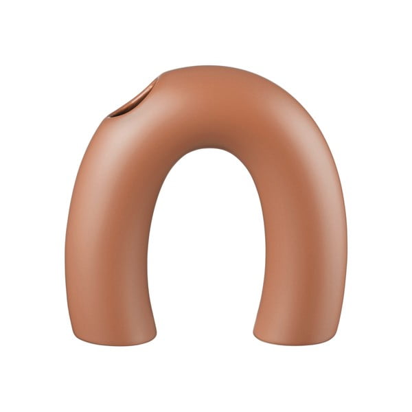 Terakotas oranža keramikas vāze (augstums 12 cm) Kagetsu – Blomus