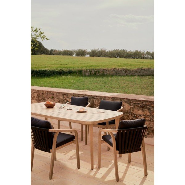 Dārza ēdamgalds 100x225 cm Maset – Kave Home-image-1