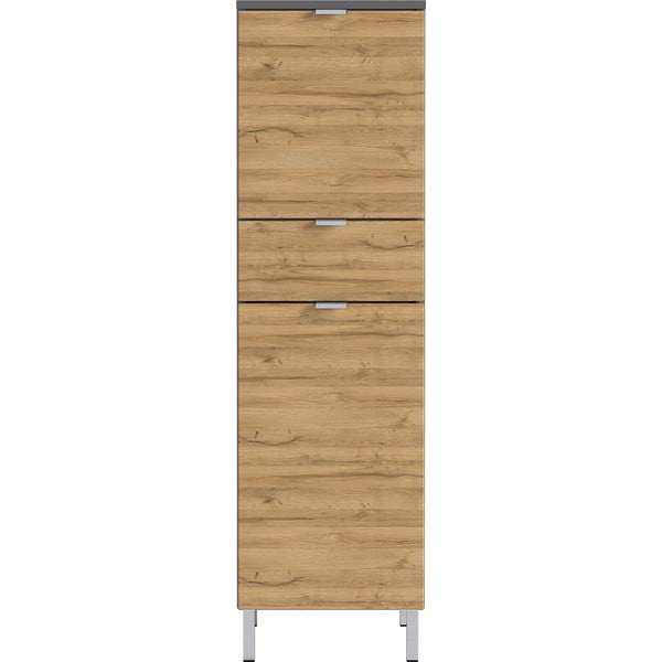 Skapis ar ozolkoka dekoru Germania Mauresa, augstums 120 cm-image-1