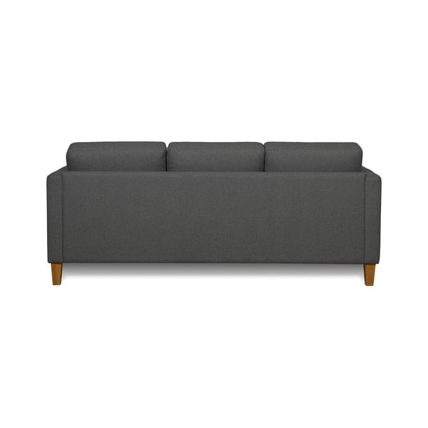 Tumši pelēks dīvāns 217 cm Eden – Scandic-image-2