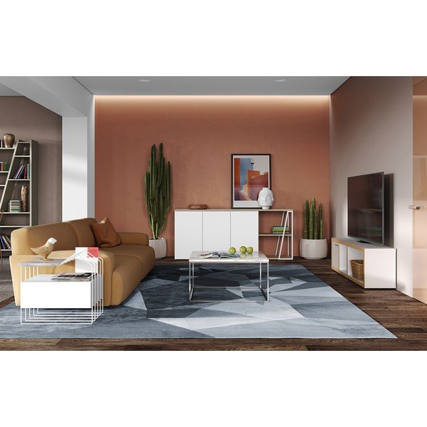 Marmora žurnālgaldiņš 75x75 cm Gleam – TemaHome-image-1