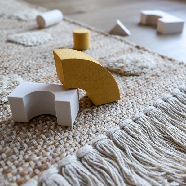 Ar rokām darināts paklājs no džutas un kokvilnas Nattiot Nop, 100 x 150 cm-image-4