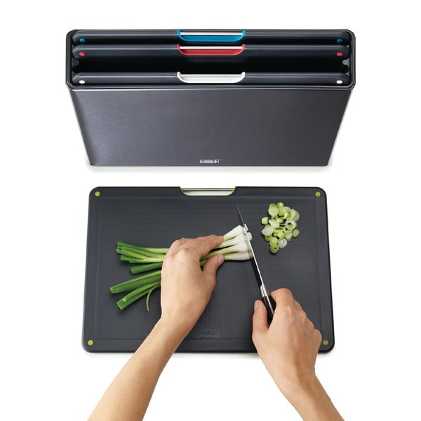 Griešanas dēlīši (4 gab.) ar statīvu 7x35,5 cm Folio – Joseph Joseph-image-3