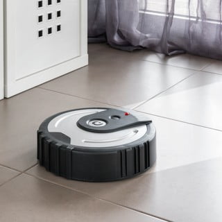 Melns grīdas tīrītājs InnovaGoods Robotic Floor Cleaner