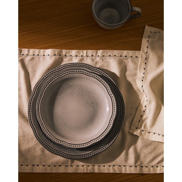 Zils keramikas šķīvis ø 27 cm Dovec – Kave Home-image-1