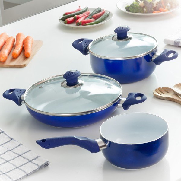 InnovaGoods Chef Blue 5 gabalu virtuves piederumu komplekts-image-2