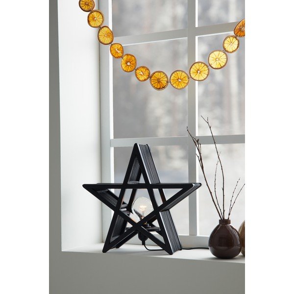 Melns Ziemassvētku gaismas dekors Bamboo – Markslöjd-image-2