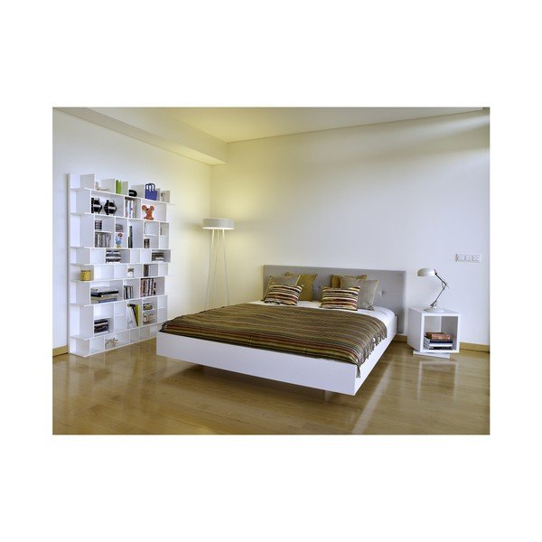 TemaHome Panorama augsts balts grāmatu plaukts-image-3