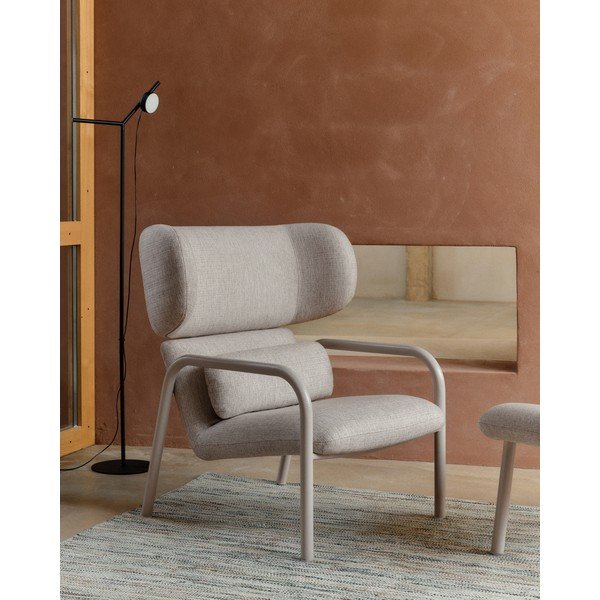 Bēšs atpūtas krēsls Inari – Kave Home-image-1