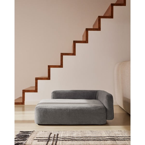 Tumši pelēka suņu gulta 73x60 cm Bowie – Kave Home-image-3