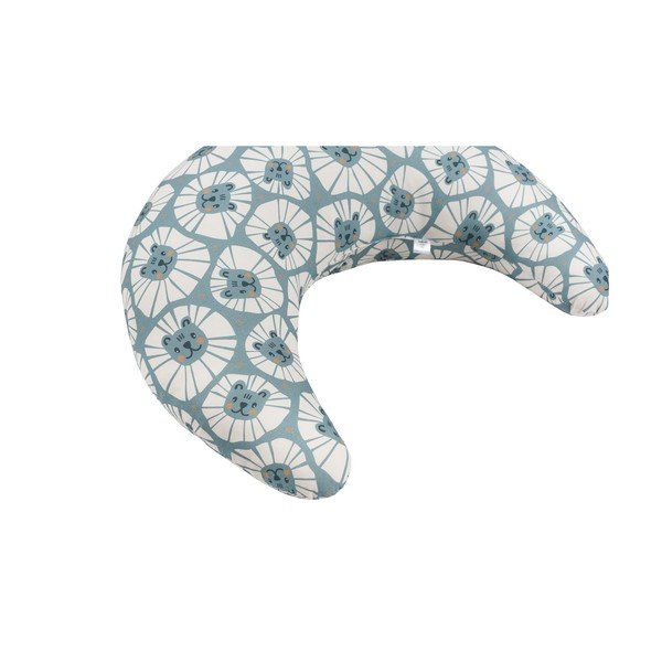 Zils zīdīšanas spilvens Denim Lions – Malomi Kids-image-1