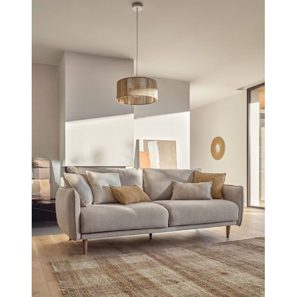 Dabīga toņa abažūrs ø 47 cm Crista – Kave Home-image-1