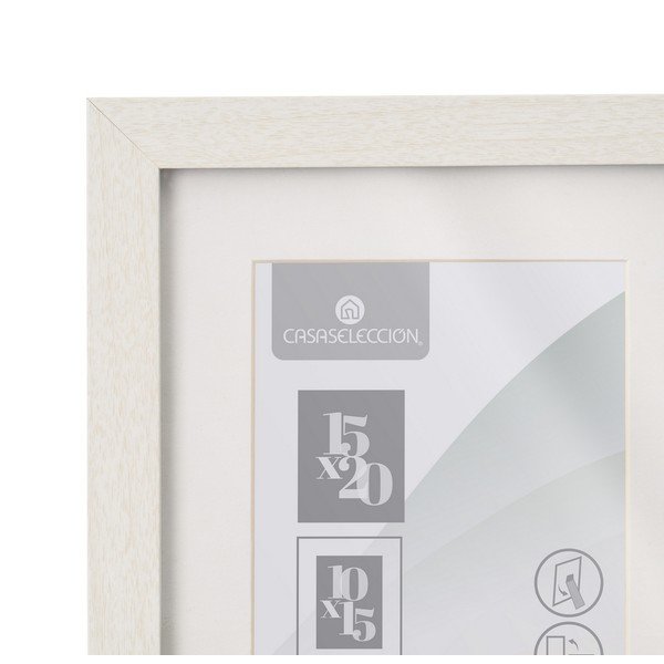 Balts stāvošs/piekarināms foto rāmis 17,5x22,5 cm Sencillo – Casa Selección-image-3