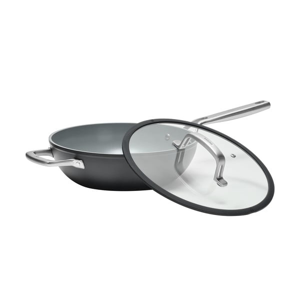 Wok panna ar vāku/ar keramikas pārklājumu ø 28 cm Meda 3.0 – FABINI-image-3