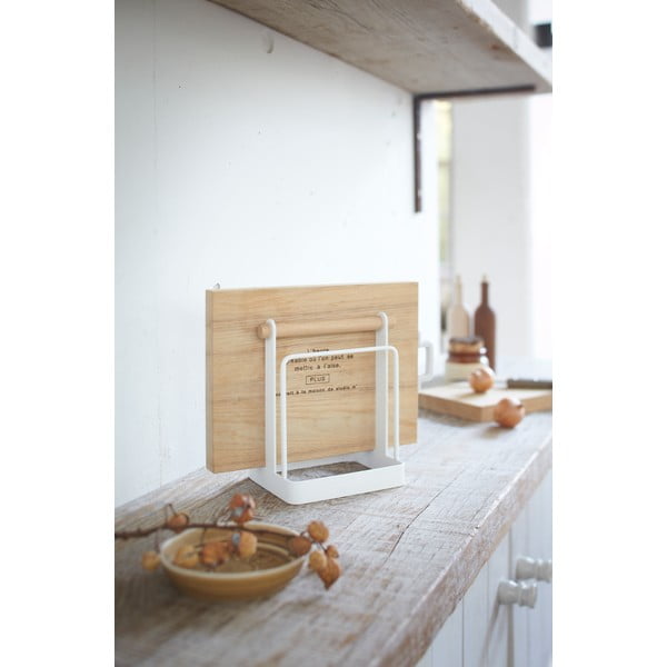 Balts griešanas dēļa statīvs YAMAZAKI Tosca-image-1