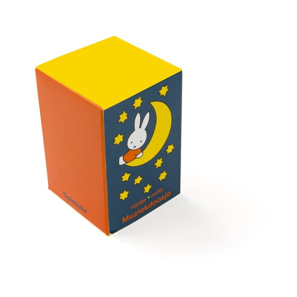 Spīdīgas sudraba krāsas metāla mūzikas lādīte 6x5x8 cm Miffy – Zilverstad-image-2