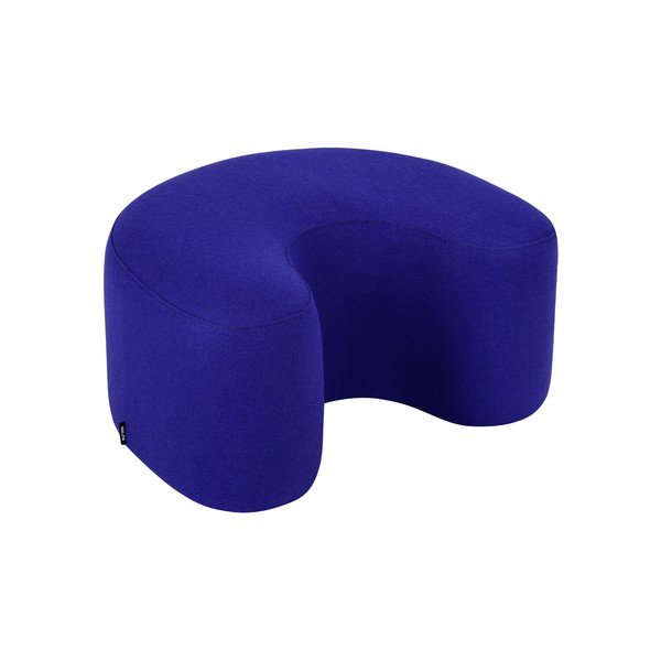 Zils vilnas pufs Ü – noo.ma