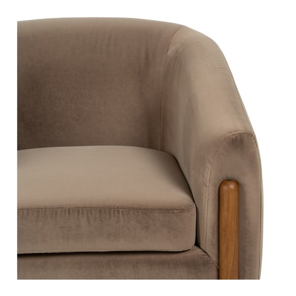 Gaiši brūns atpūtas krēsls – Ixia-image-4