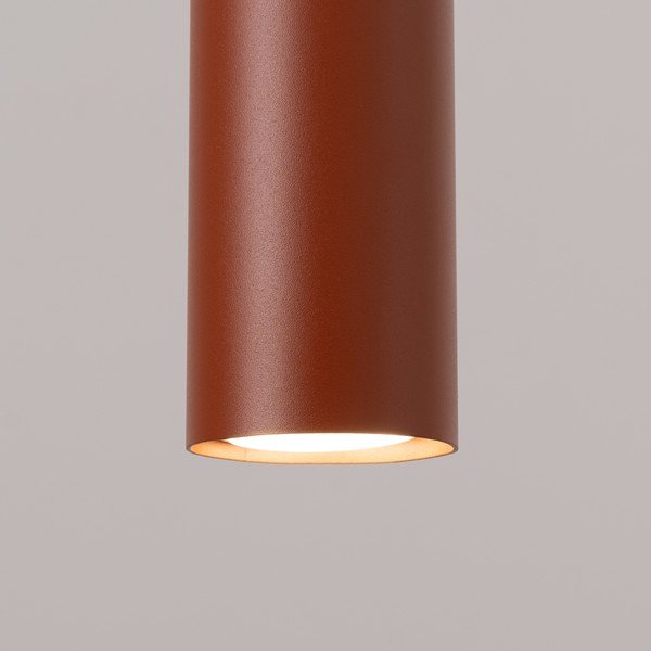 Ķieģeļu sarkana piekaramā lampa Castro – Sollux-image-3