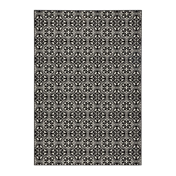 Melns paklājs Hanse Home Gloria Pattern, 200 x 290 cm