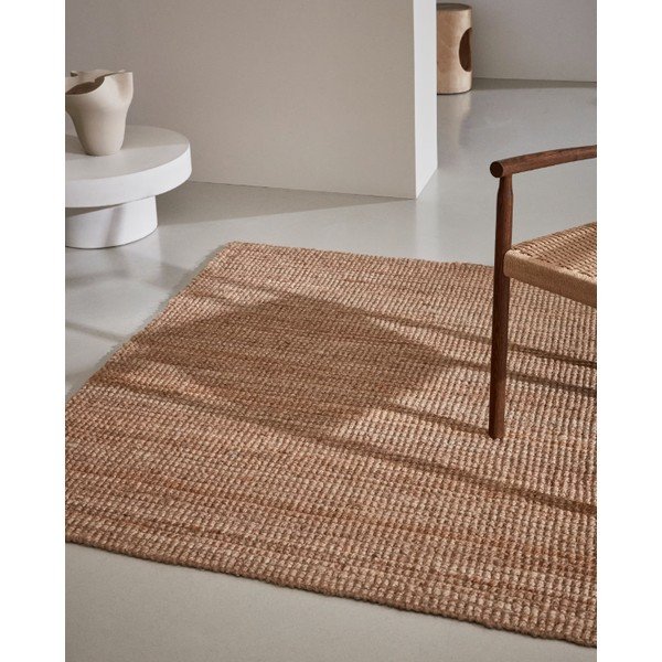 Dabīga toņa ar rokām darināts džutas paklājs 200x300 cm Madelin – Kave Home-image-1