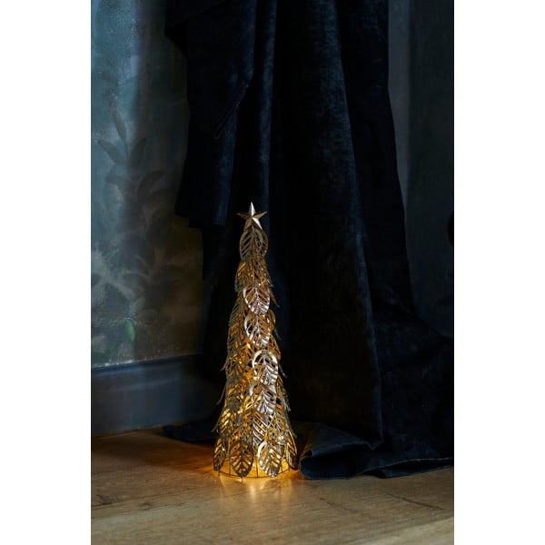 LED gaismas dekors Sirius Kirstine Gold, augstums 43 cm