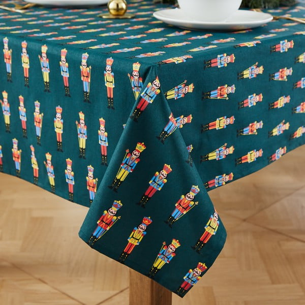 Kokvilnas galdauts ar Ziemassvētku motīvu 137x229 cm Nutcracker – Catherine Lansfield