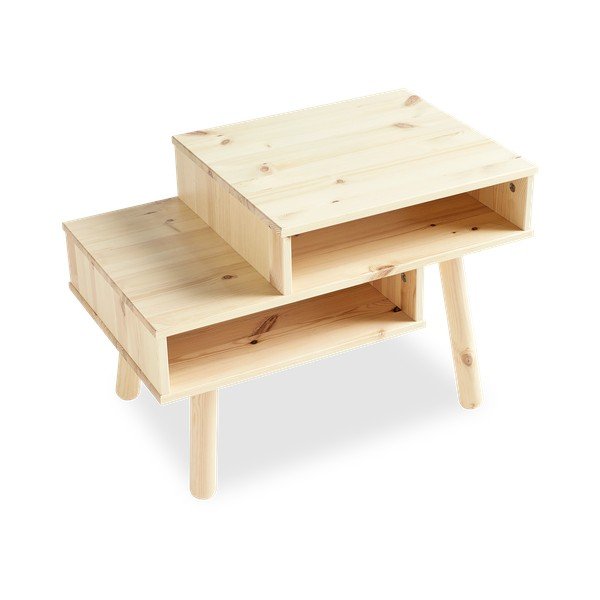 Kafijas galdiņš no priedes koka Karup Design Hako-image-3