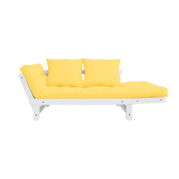 Izvelkamais dīvāns Karup Design Beat White/Yellow-image-3