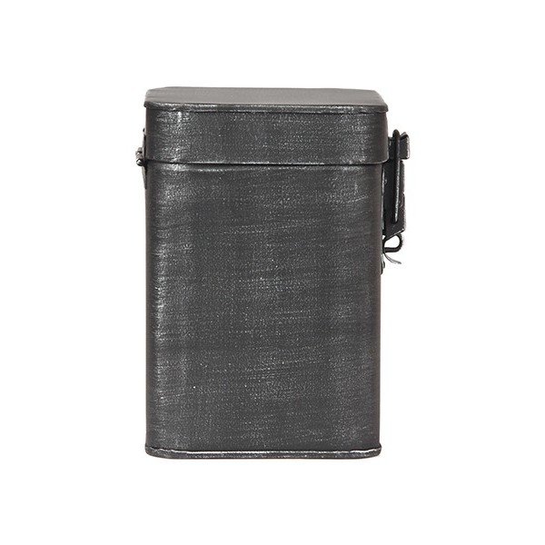 Melna metāla glabāšanas kaste LABEL51, augstums 17 cm-image-3