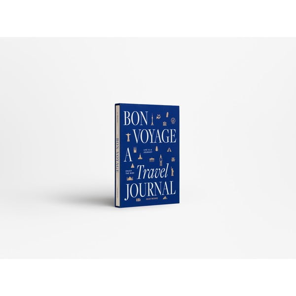 Pierakstu klade 104 lpp. Bon Voyage Travel Journal – Printworks-image-4