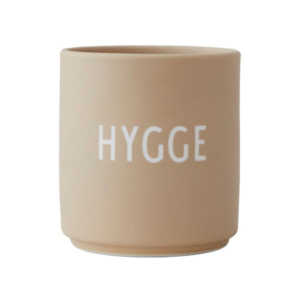 Bēša porcelāna krūze 300 ml Hygge – Design Letters