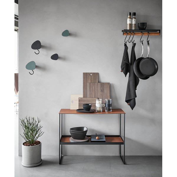 Konjakbrūns metāla konsoles galds 29x78 cm Bull – LIND DNA-image-1