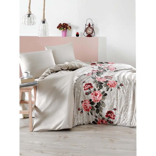Gultas veļa ar gultas pārklāju divguļamai gultai Rosie, 200 x 220 cm
