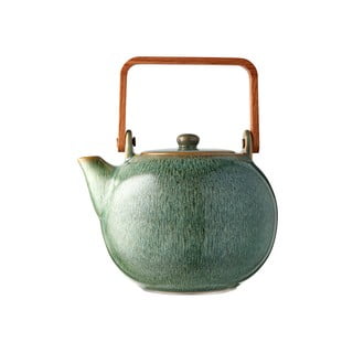 Zaļa keramikas tējkanna Bitz Mensa, 1,2 l