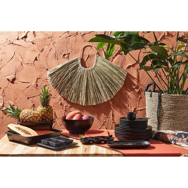 Melna keramikas bļoda ø 26 cm Ingrid – Côté Table-image-1