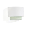 Balta/tirkīzzila bērnu lampa ar auduma abažūru Bianella – Kave Home
