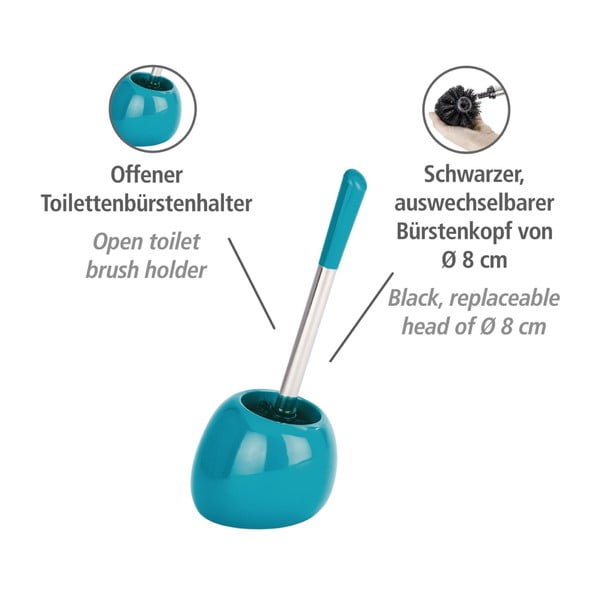 Benzīna zila tualetes birste Wenko Polaris Petrol-image-3