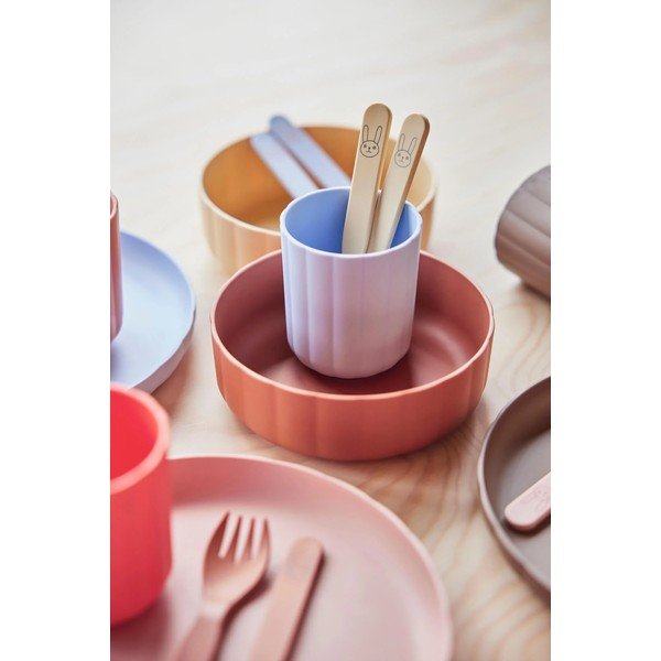 Plastmasas bērnu pusdienu komplekts (3 gab.) Pullo – OYOY Mini-image-2