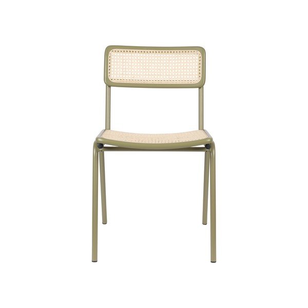 Zaļi rotangpalmas ēdamistabas krēsli (2 gab.) Jort – Zuiver-image-3