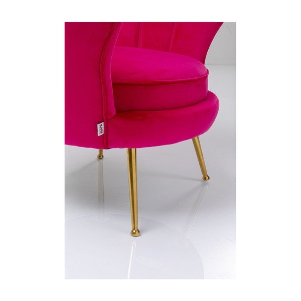Rozā samta krēsls Kare Design Water Lily-image-2