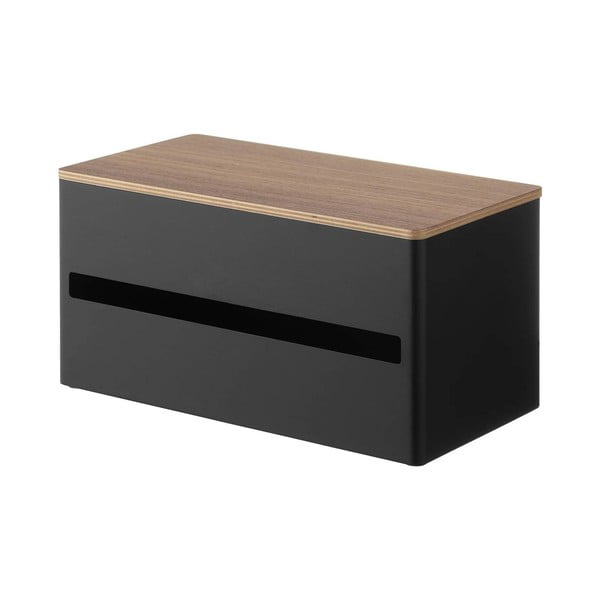 Melns metāla papīra dvieļu statīvs Rin – YAMAZAKI