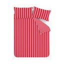 Sarkana/rozā divguļamā gultas veļa 200x200 cm Stripe Tease – Sassy B