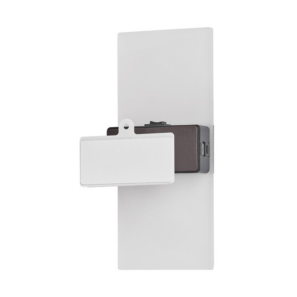 Balta/matētas sudraba krāsas LED sienas lampa Magnetics – Fischer & Honsel-image-2