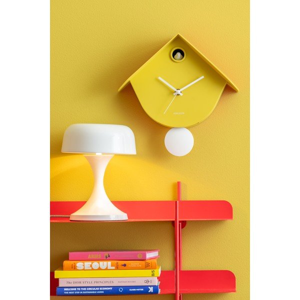 Sarkans daudzlīmeņu metāla sienas plaukts 60 cm Cool Retro – PT LIVING-image-3