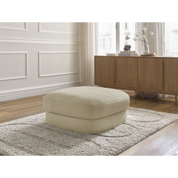 Bēšs kāju soliņš no buklē auduma Leonore – Bobochic Paris-image-1