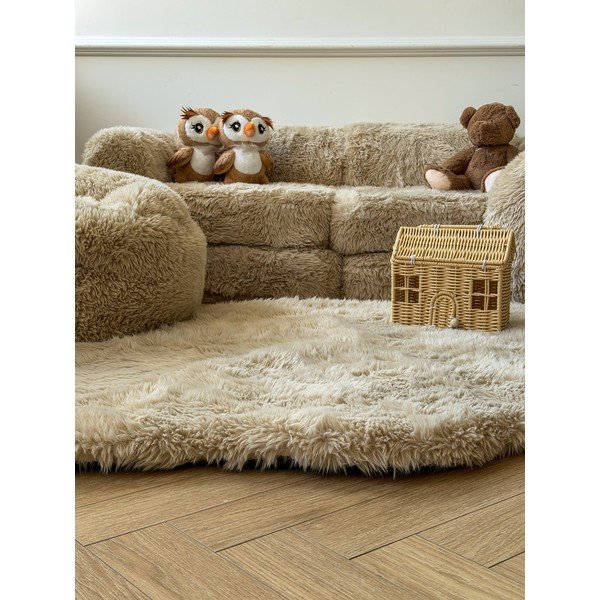 Gaiša dabīga toņa bērnu atpūtas krēsls Mammoth – Meowbaby-image-1