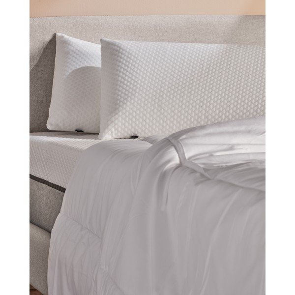 Balts spilvena pildījums Kave Home Sasa, 80 x 33 cm-image-4