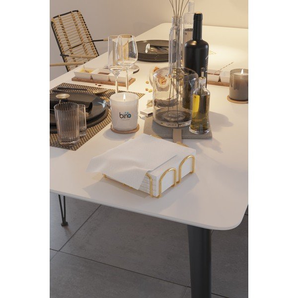 Salvešu turētājs zelta krāsā Kare – Mioli Decor-image-1