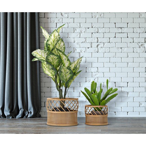 Metāla puķu poda apvalki (2 gab.) ø 30 cm Panama – Mauro Ferretti-image-1